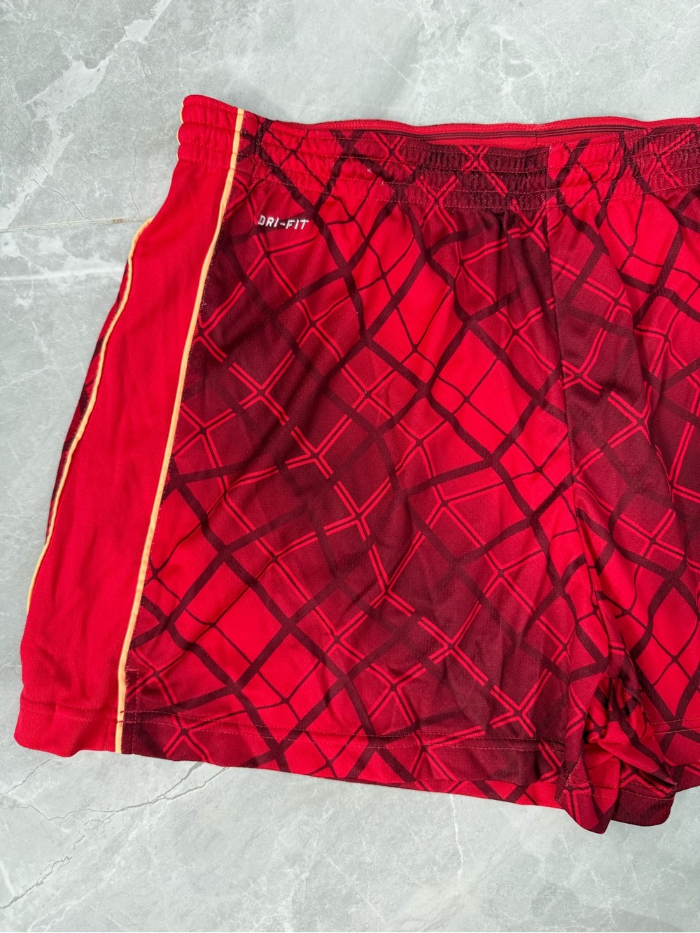 Women’s Nike Dri-Fit Running Training Workout Shorts Geometric Drawstring XL - Picture 5 of 16